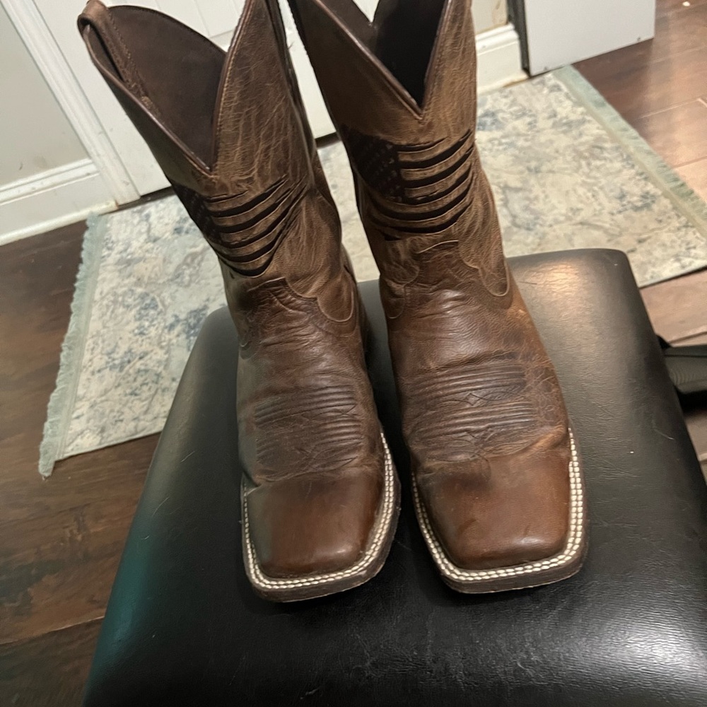 Ariat  Circuit Patriot Western Men`s Boot Size 11- Weathered brown (10029699) - Picture 4 of 15